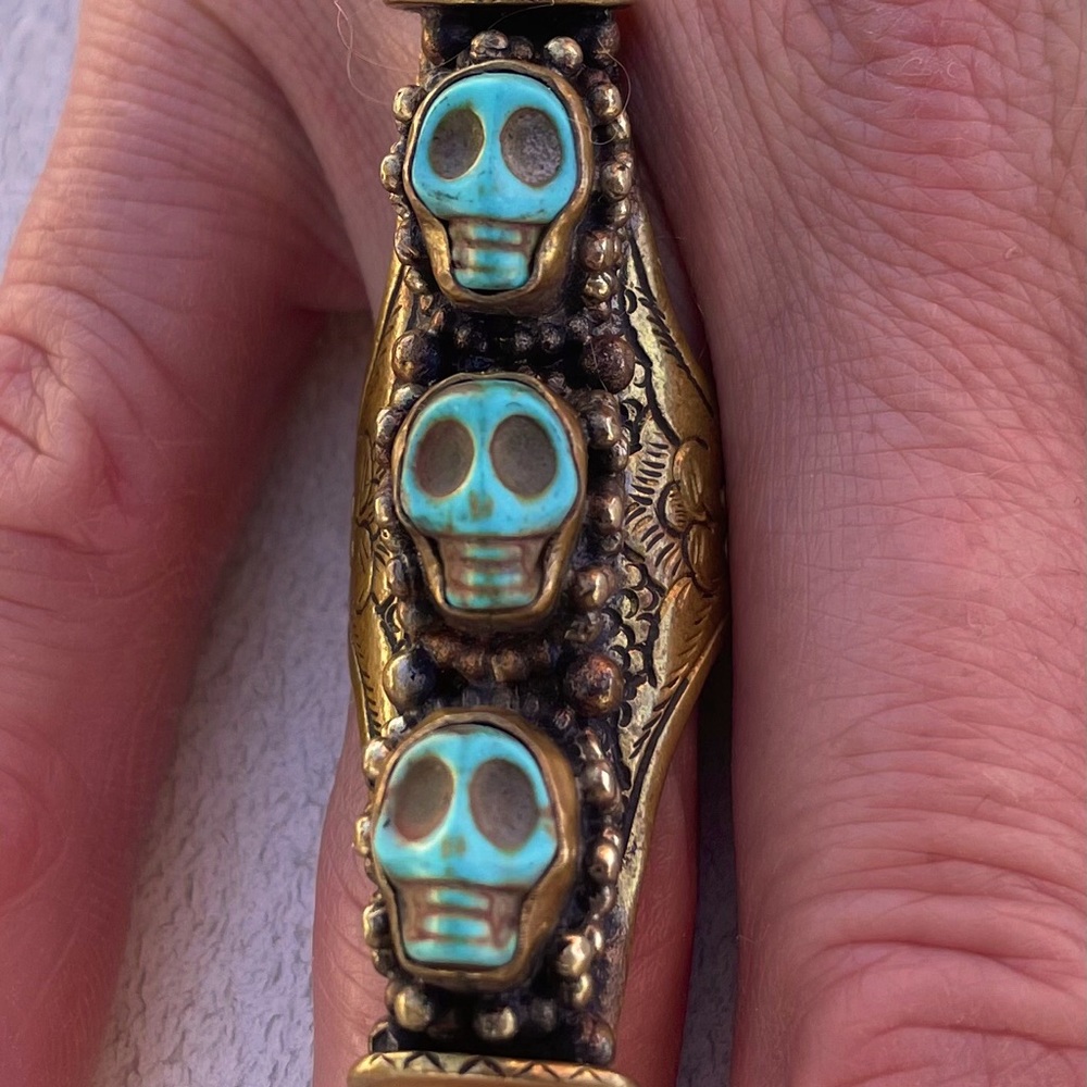 Tibetan skull ring